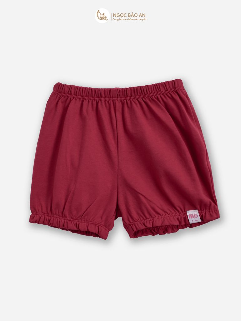 [M&B] BST THỎ MƠ: Set áo sát nách phối bèo quần ngắn bí cotton M&b cho bé gái (Swinging Bunny)