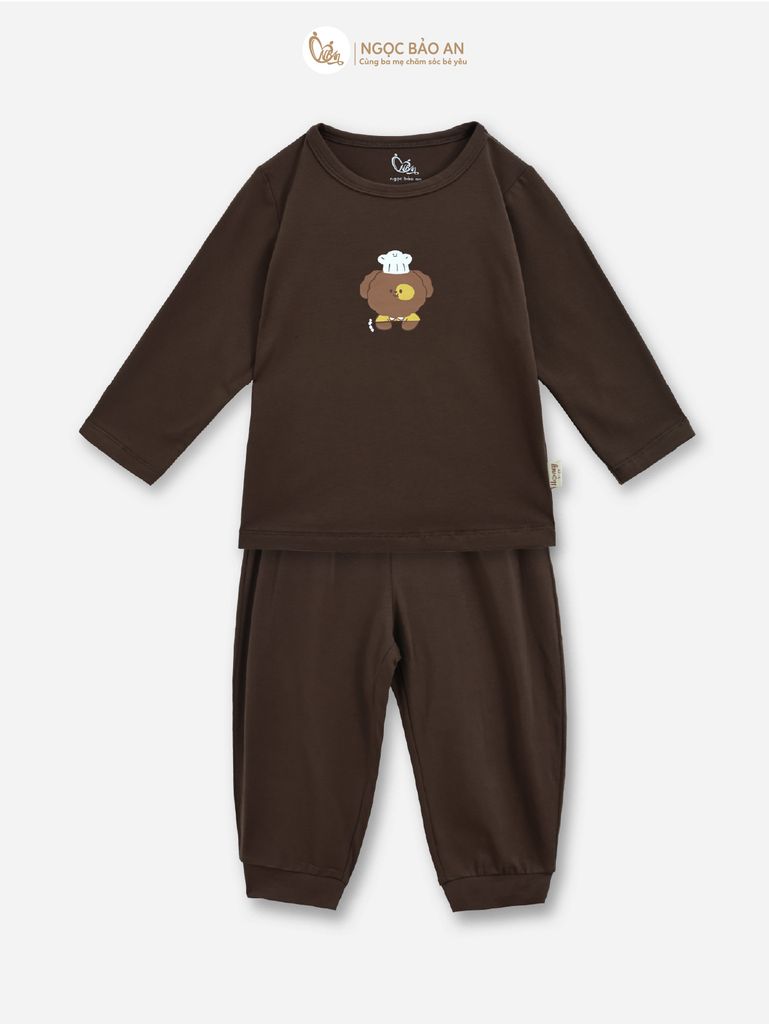 [HONEY] Bộ tay dài cotton co giãn 4 chiều Honey cho bé (1-3 tuổi)