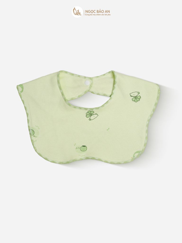 [M&B] Set 2 yếm nút cotton M&B in hình họa tiết (Combo Sơ Sinh)