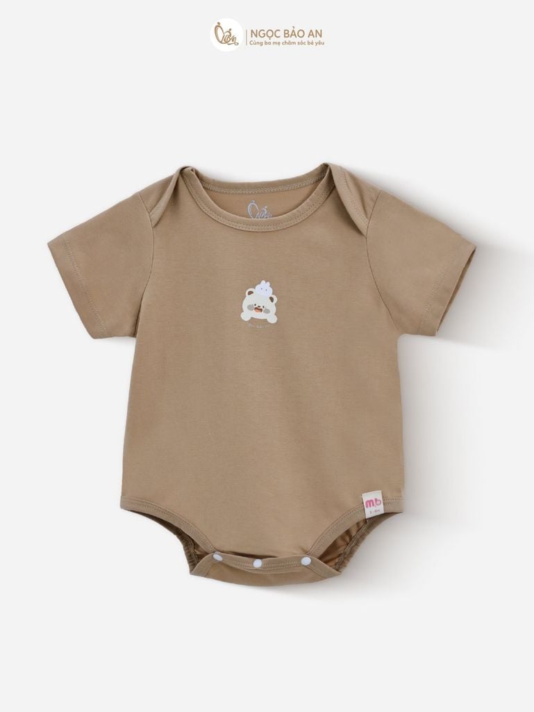 [M&B] Combo Sơ Sinh cotton M&B 5 tone màu in hình họa tiết đầy đủ phụ kiện cho bé (Combo Sơ Sinh cotton 2025)