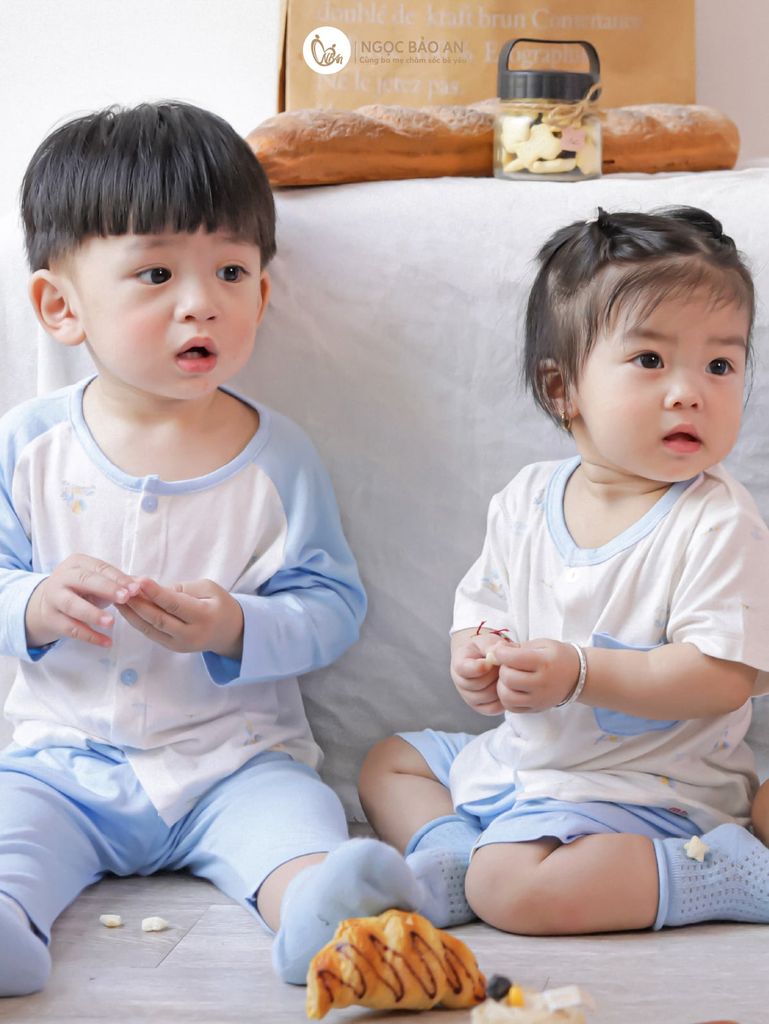 [M&B] Bộ tay ngắn cài giữa Sky Pony (NB-24m) [CBSSVISCOSE]