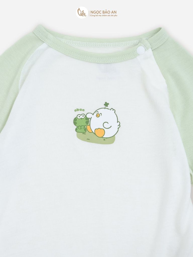 [HONEY] Bodychip tay dài sơ sinh HONEY chất liệu rayon mềm mại,thoáng mát, êm dịu da bé.