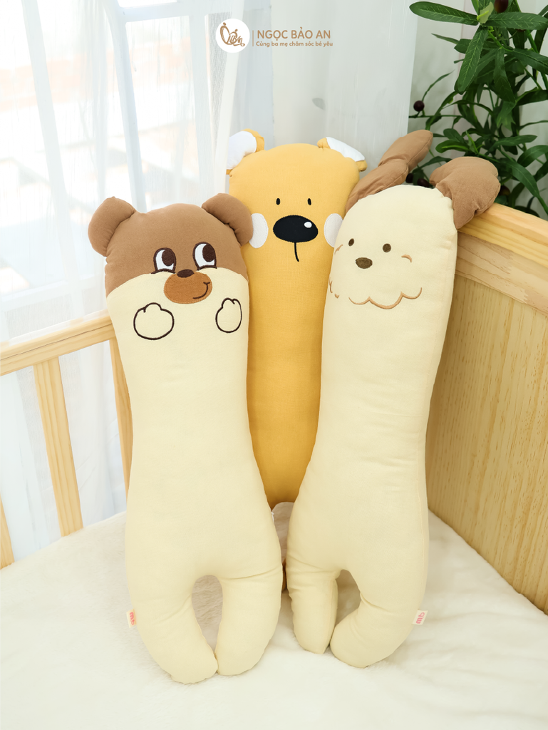 [M&B] Gối ôm cotton hình động vật dễ thương cho bé