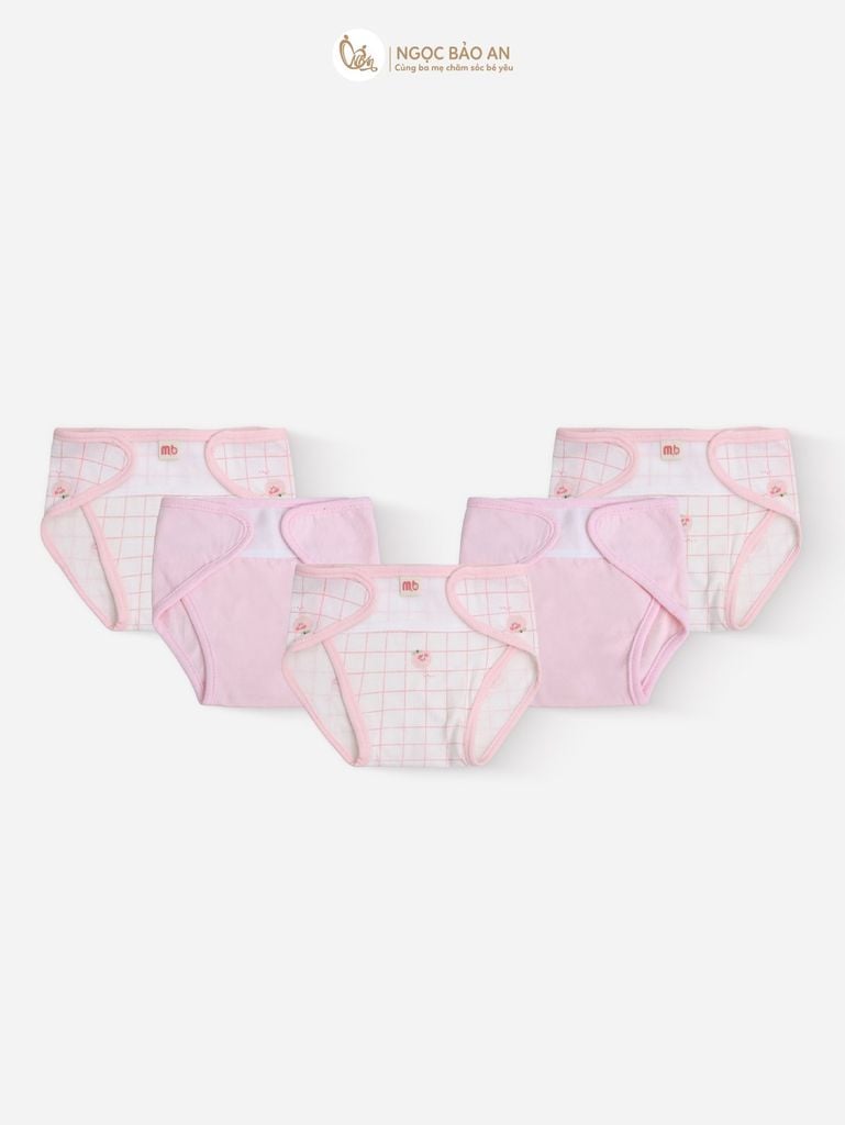 [M&B] Combo Sơ Sinh cotton M&B 5 tone màu in hình họa tiết đầy đủ phụ kiện cho bé (Combo Sơ Sinh cotton 2025)