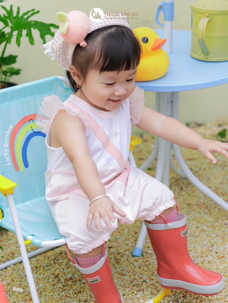 [M&B] Body đùi cotton bé gái tay cánh tiên bạch tuộc hồng