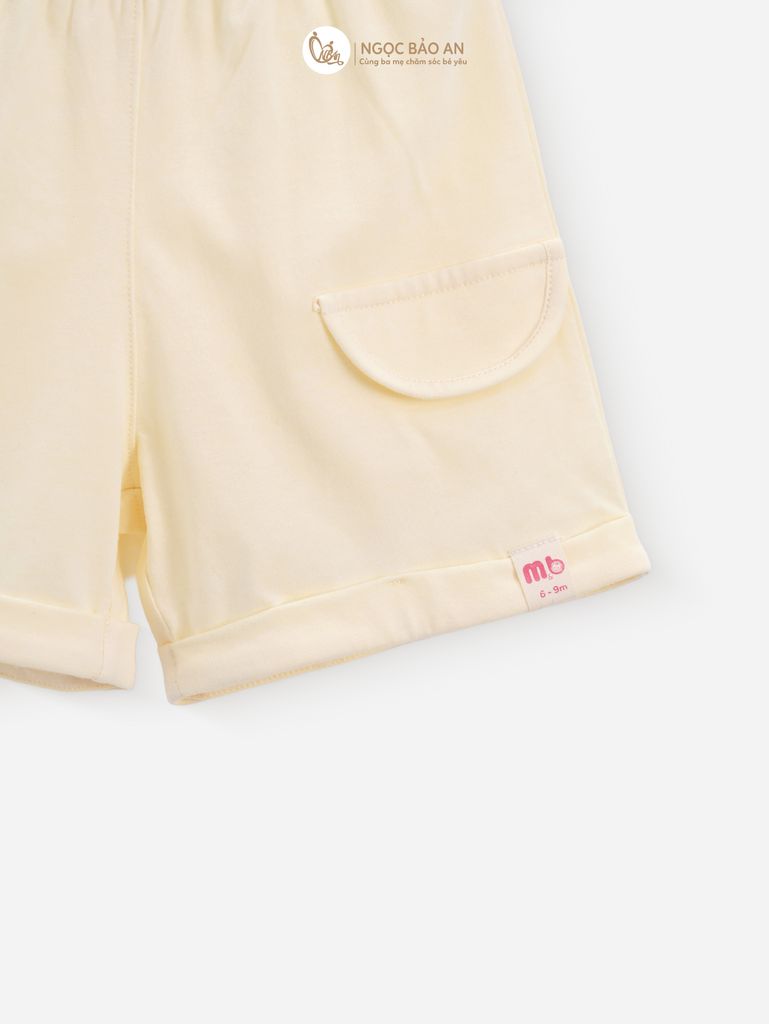 [M&B] BST DINO: Bộ ngắn bé trai M&B cotton (Peekosaur)