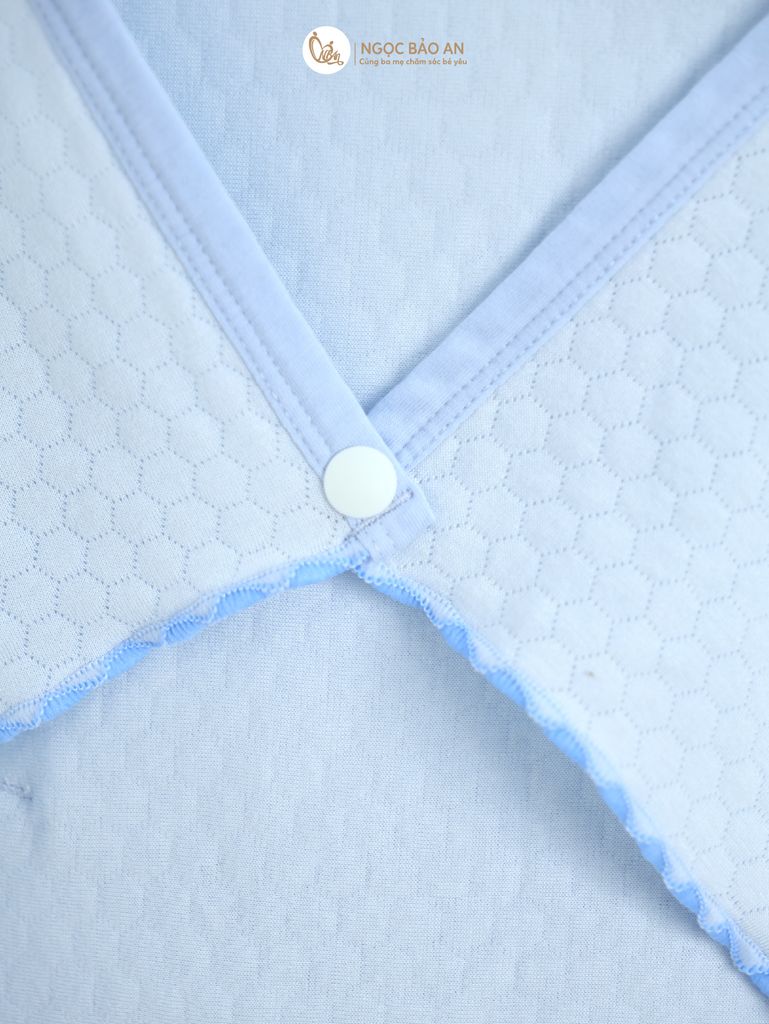 [M&B] Khăn choàng đa năng Bamboo chần bông xanh