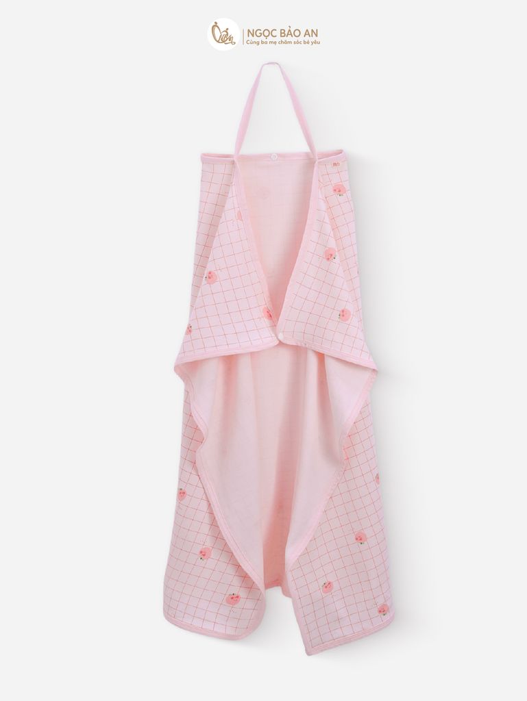 [M&B] Combo Sơ Sinh cotton M&B tone Hồng in hình họa tiết đầy đủ phụ kiện cho bé (Combo Sơ Sinh cotton 2025)