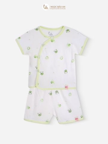 [M&B] Bộ ngắn cài bên cotton củ cải ốc sên