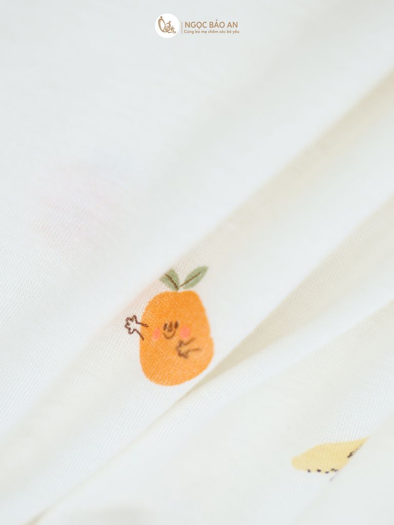 [HONEY] Bodychip tay ngắn rayon 2 chiều trái cây