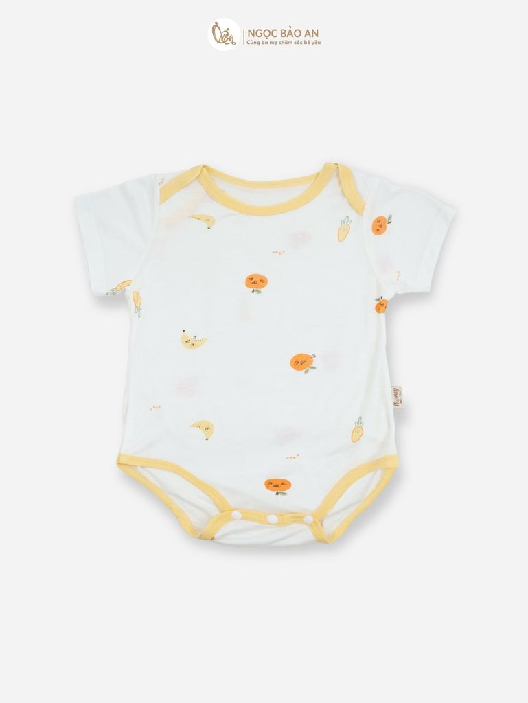 [HONEY] Bodychip tay ngắn sơ sinh HONEY chất liệu rayon mềm mại,thoáng mát, êm dịu da bé.