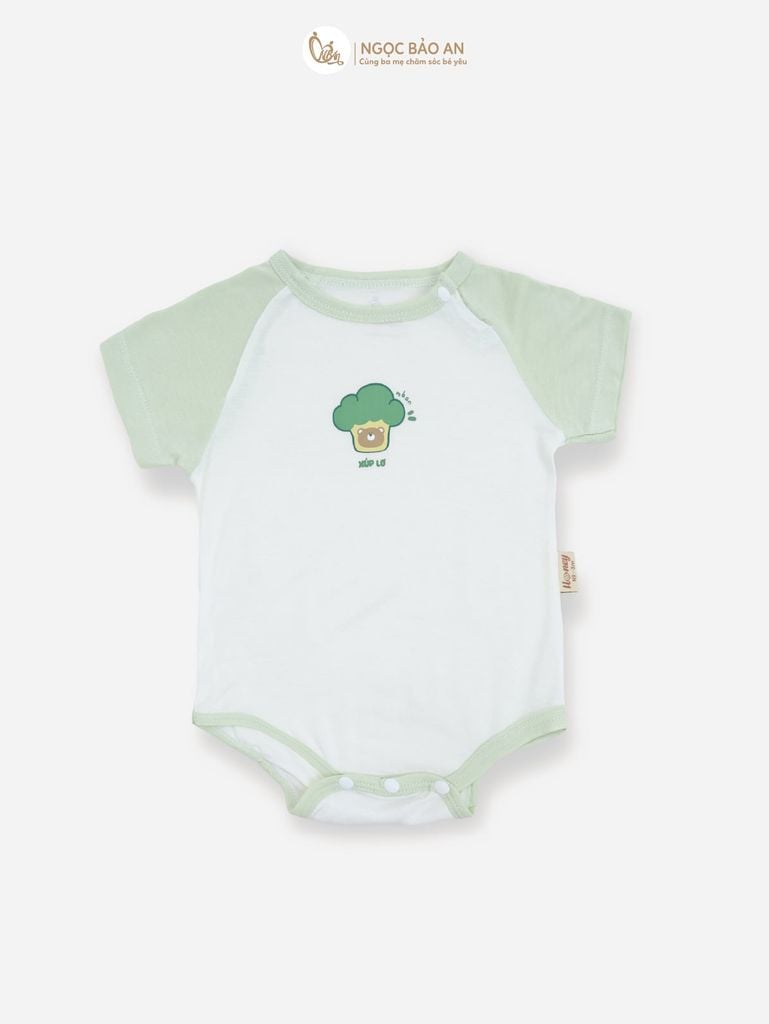 [HONEY] Bodychip tay ngắn sơ sinh HONEY chất liệu rayon mềm mại,thoáng mát, êm dịu da bé.