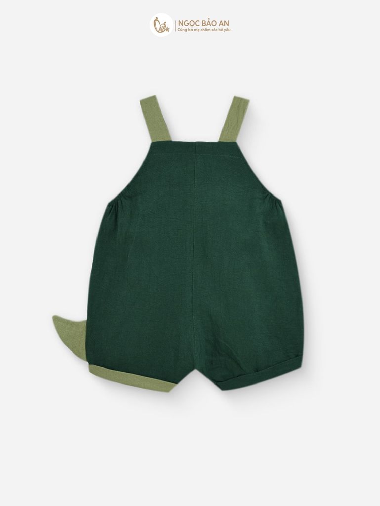 [M&B] BST DINO: Set áo họa tiết phối yếm lil dino