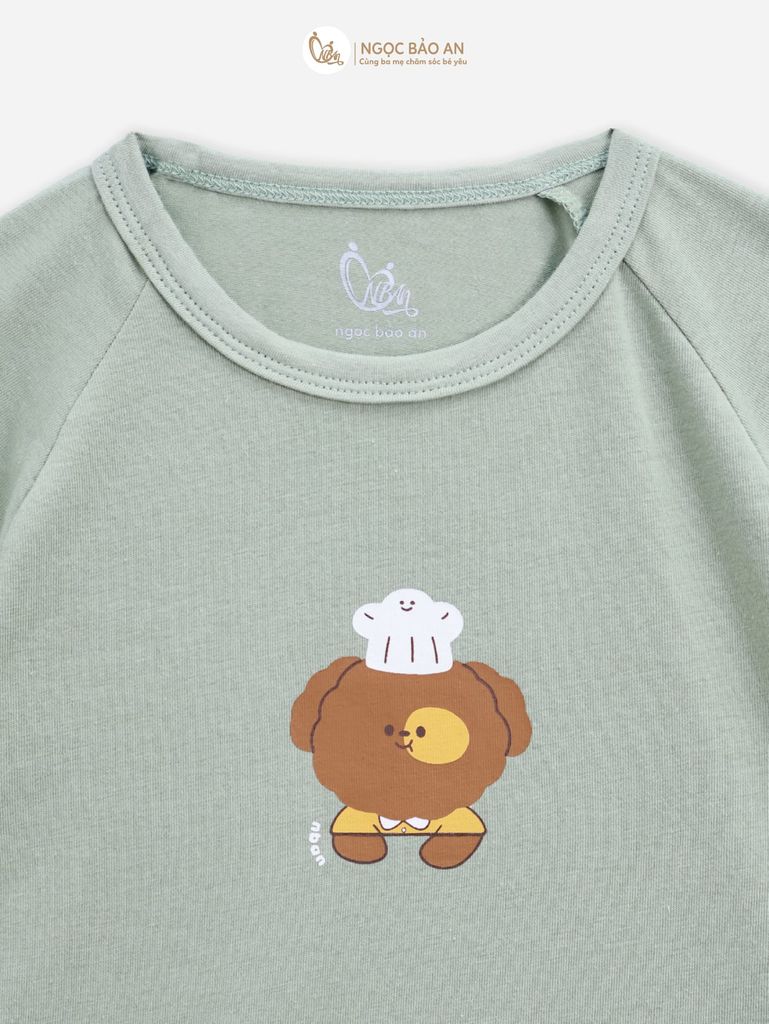 [HONEY] Bộ tay ngắn cotton co giãn 4 chiều Honey cho bé (1-3 tuổi)