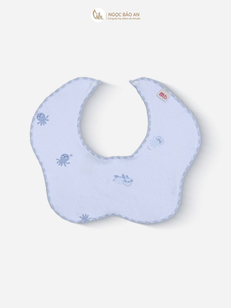 [M&B] Set 2 yếm nút cotton M&B in hình họa tiết (Combo Sơ Sinh)