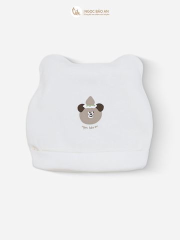 [M&B] Set 2 nón bo cotton gấu nâu