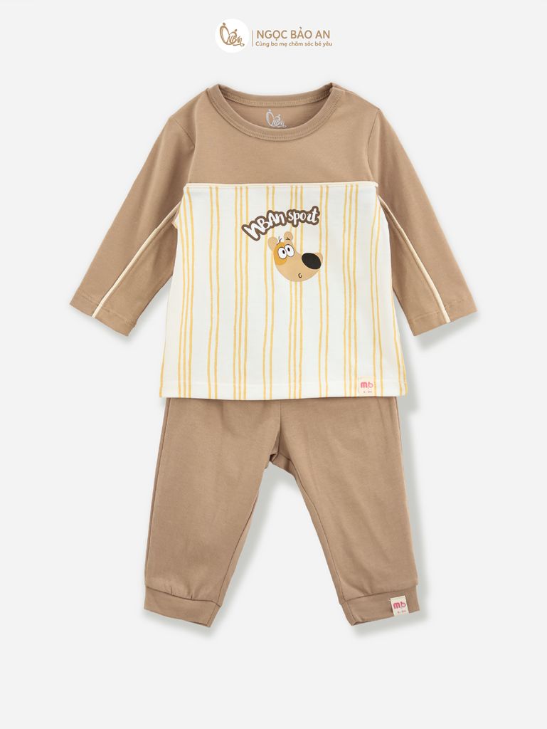 [M&B] BST CÚN: Bộ quần áo dài tay cotton M&B (NBAn Sport)