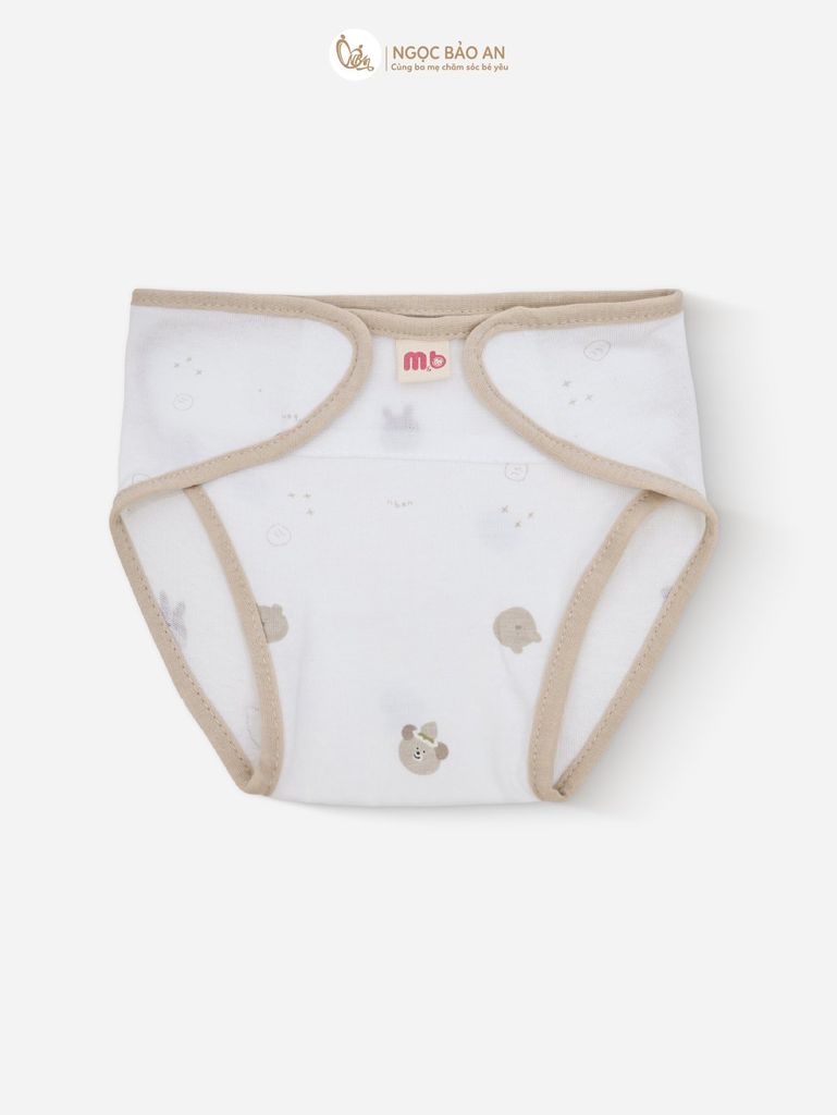 [M&B] Tã dán sơ sinh cotton M&B in hình họa tiết (Combo sơ sinh cotton 2025)