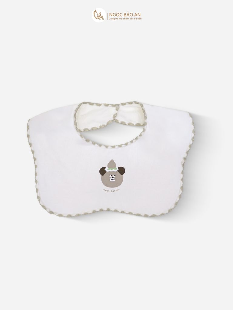 [M&B] Combo Sơ Sinh cotton M&B tone Nâu in hình họa tiết đầy đủ phụ kiện cho bé (Combo Sơ Sinh cotton 2025)