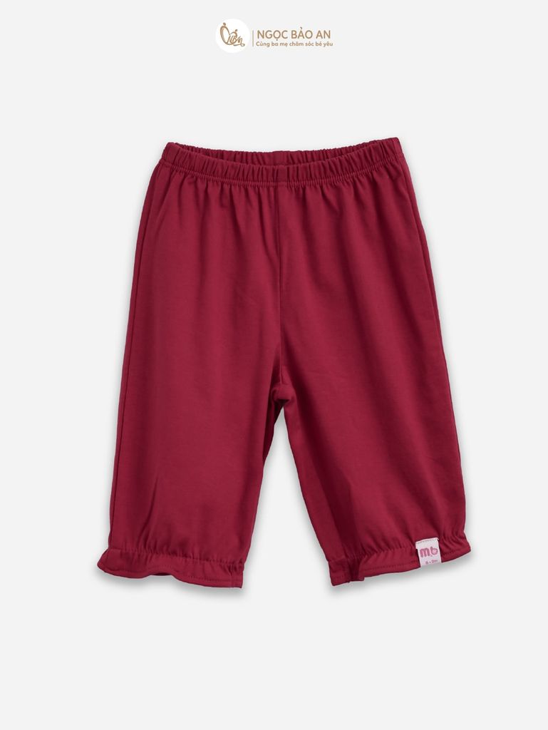 [M&B] BST THỎ MƠ: Bộ áo tay ngắn quần lửng cotton M&b cho bé gái (Thỏ Nấm)