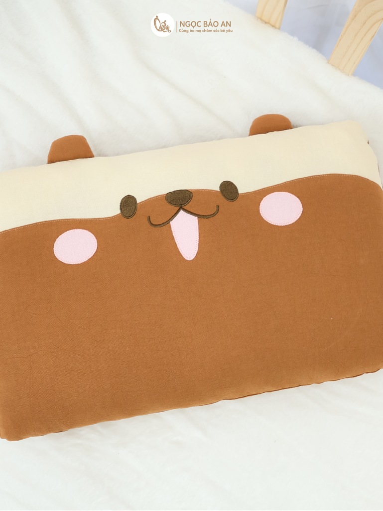 [M&B] Gối nằm cotton hình động vật dễ thương cho bé