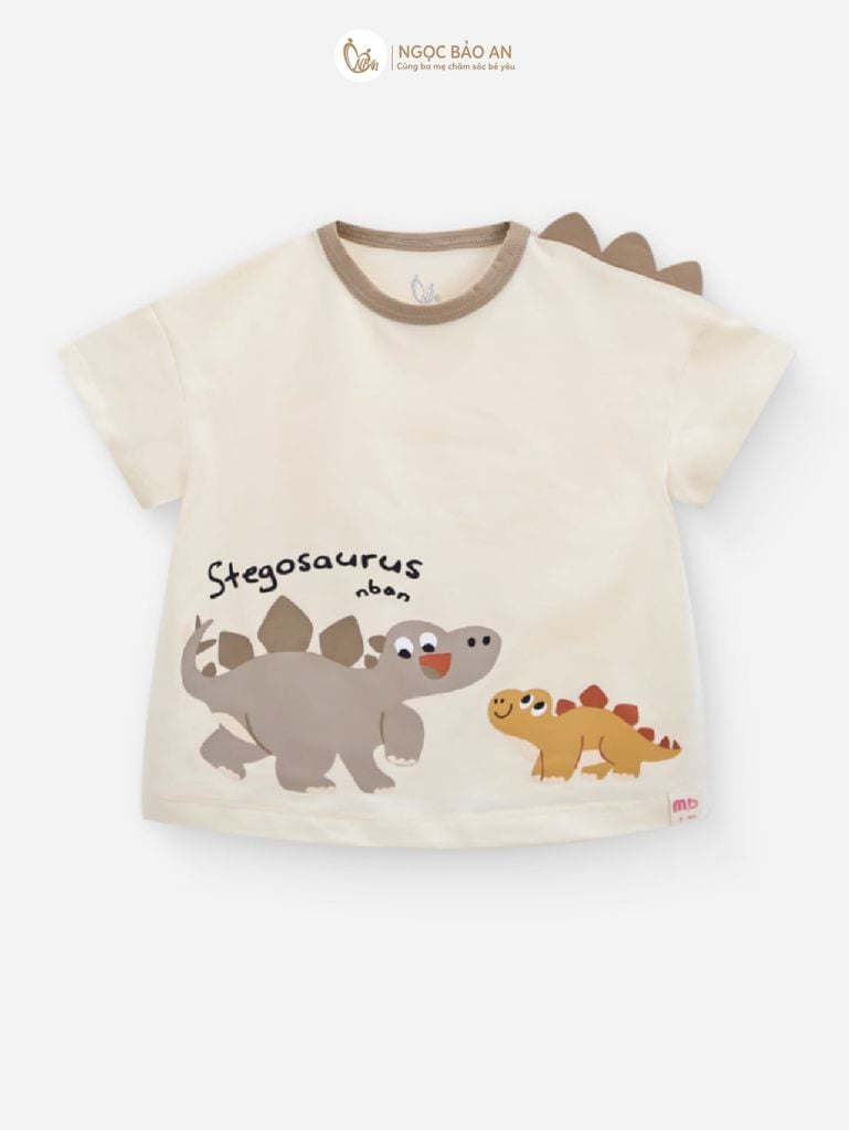 [M&B] BST DINO: Bộ áo phối quần ngắn stegosaurus