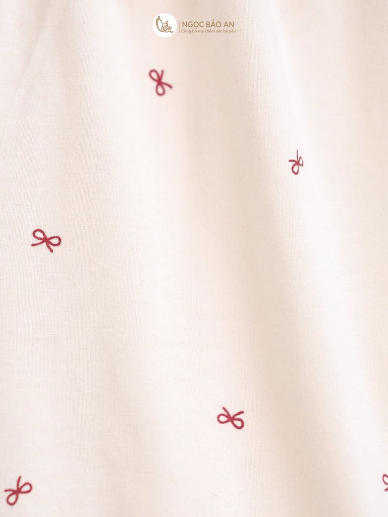 [M&B] BST THỎ MƠ: Bộ áo tay ngắn quần lửng cotton M&b cho bé gái (Thỏ Nấm)