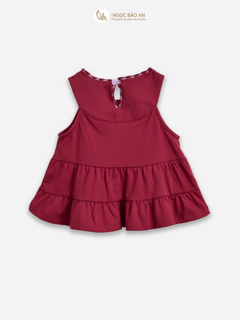 [M&B] BST THỎ MƠ: Set áo cổ yếm quần dài Phối Nơ form rộng cotton M&b cho bé gái