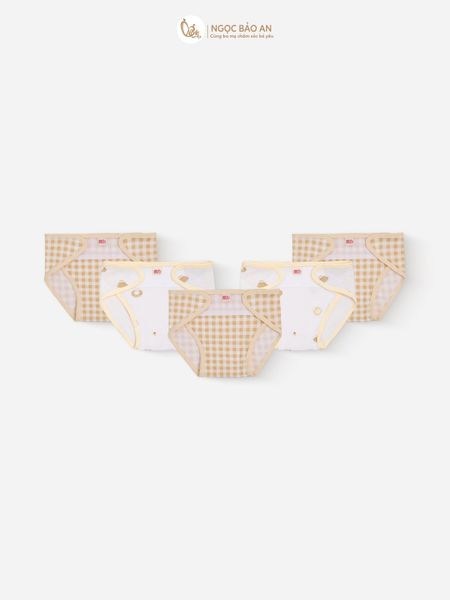 [M&B] Tã dán sơ sinh cotton M&B in hình họa tiết (Combo sơ sinh cotton 2025)