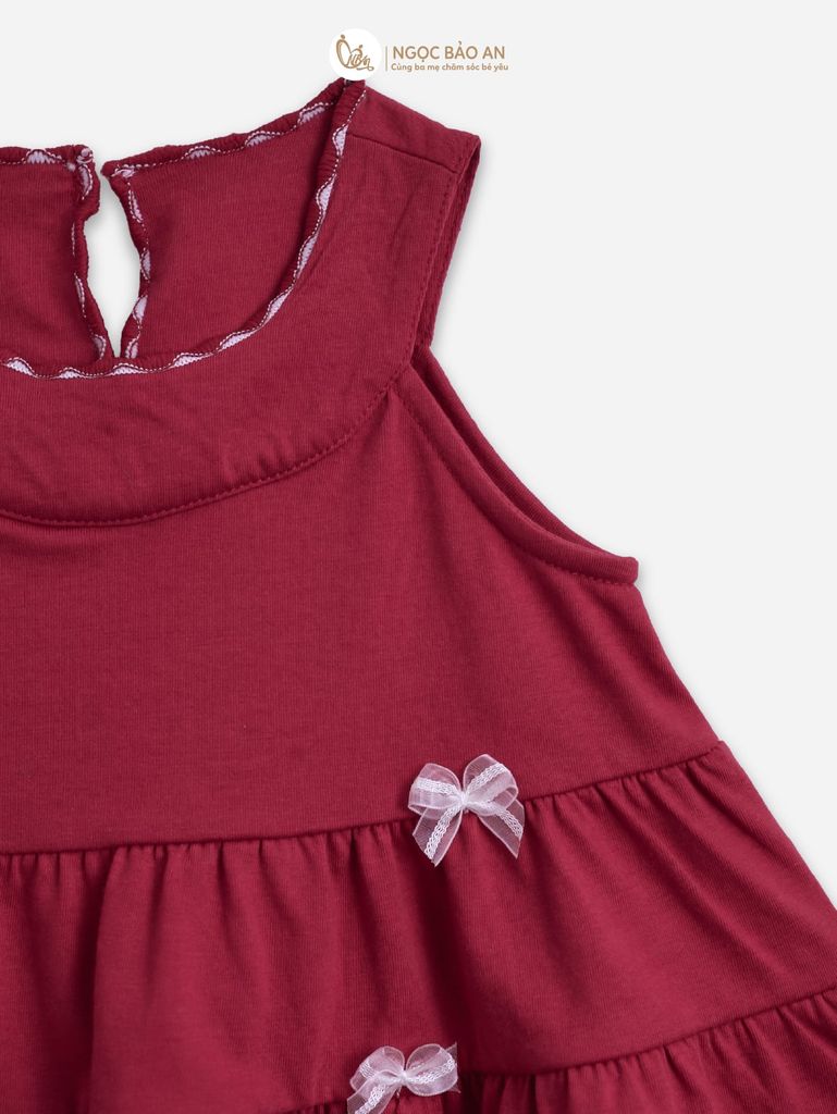 [M&B] BST THỎ MƠ: Set áo cổ yếm quần dài Phối Nơ form rộng cotton M&b cho bé gái