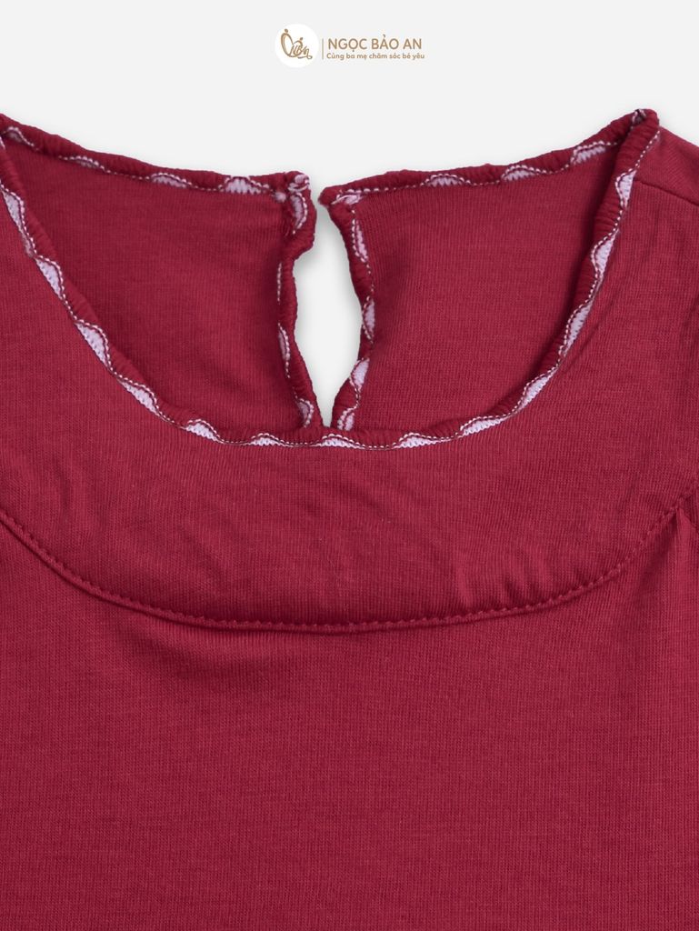 [M&B] BST THỎ MƠ: Set áo cổ yếm quần dài Phối Nơ form rộng cotton M&b cho bé gái