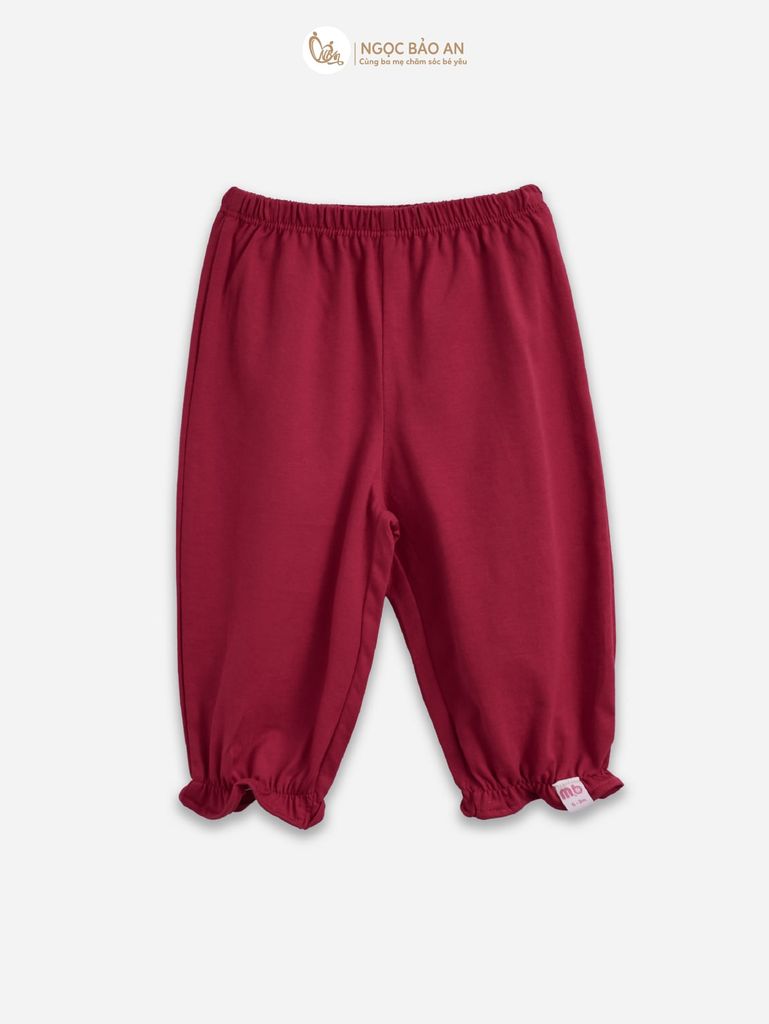 [M&B] BST THỎ MƠ: Bộ áo quần dài phối nơ cotton M&b cho bé gái (Bunny Tiểu Thư)