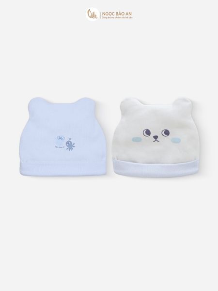 [M&B] Set 2 nón bo cotton rùa và bạch tuộc
