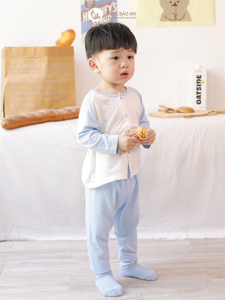 [M&B] Bộ tay dài cài giữa Sky Pony (NB-24m) [CBSSVISCOSE)