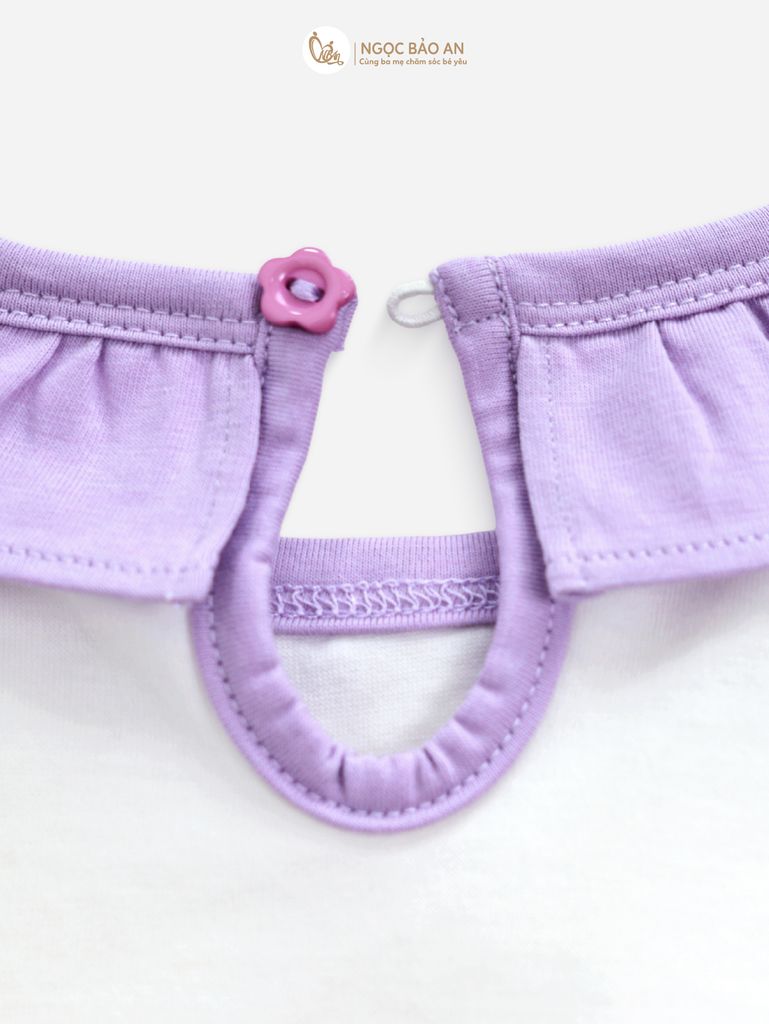 [M&B] BST CANDY: Set áo tay ngắn + Quần giả váy kèm nón bèo cotton M&b cho bé (Kẹo Dâu)