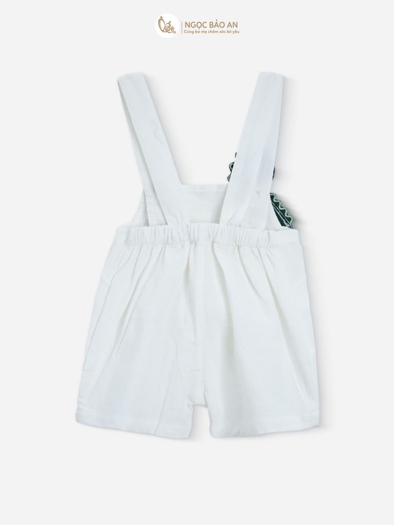 [M&B] BST DINO: Set áo+yếm bé trai M&B cotton (Dino Tag)