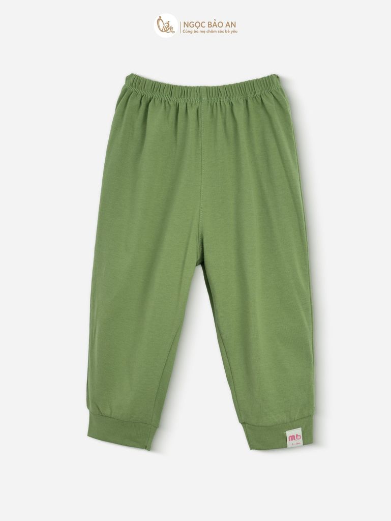 [M&B] BST DINO: Bộ áo quần dài tay M&B cotton bé trai (Little Dino)