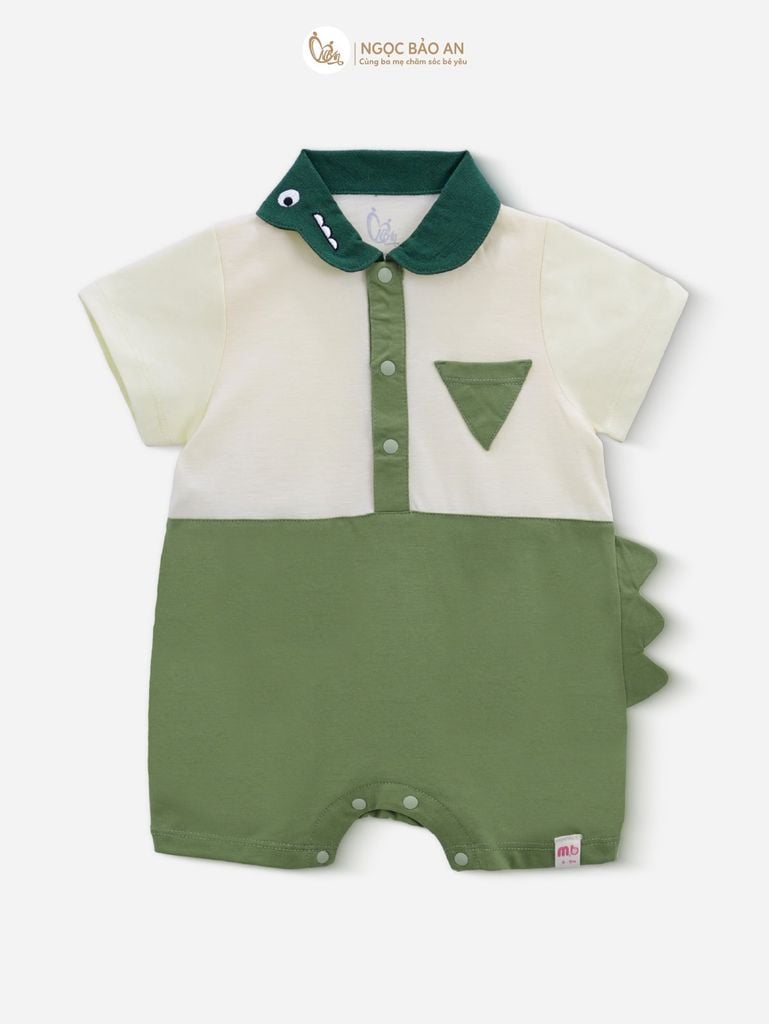 [M&B] BST DINO: Body đùi M&B cotton bé trai (Snuggle Dino)