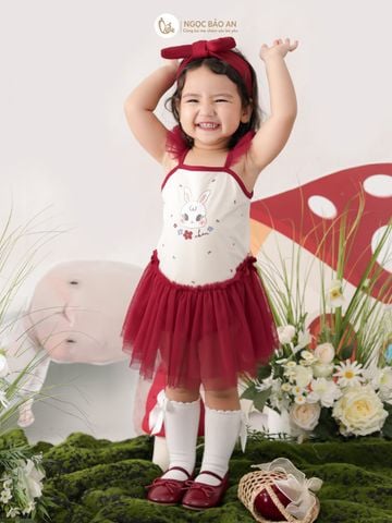 [M&B] BST THỎ MƠ: Bodychip giả váy dáng Ballet thỏ mơ