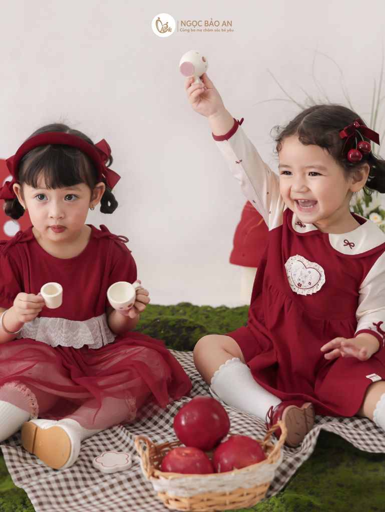 [M&B] BST THỎ MƠ: Đầm xòe công chúa tay ngắn phối ren