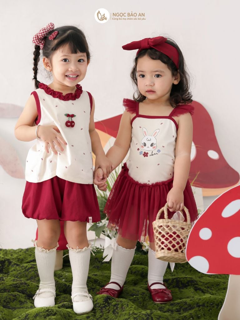 [M&B] BST THỎ MƠ: Bodychip giả váy dáng Ballet thỏ mơ