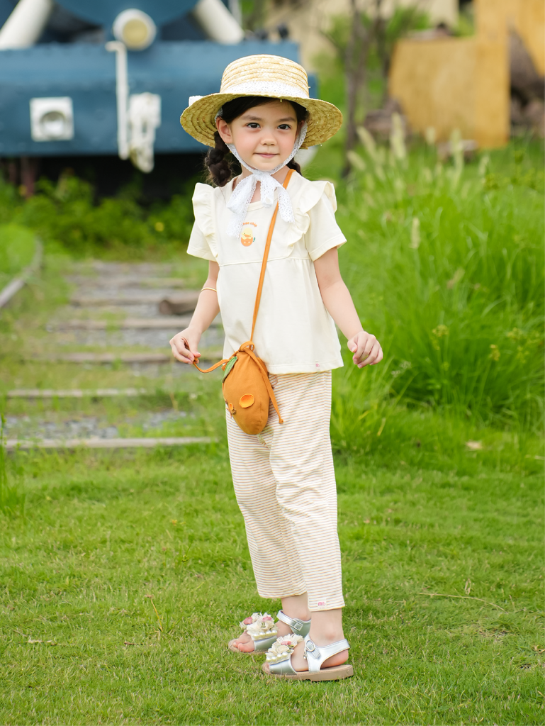 [M&B] BST GHS:Bộ lửng tay ngắn lemon chip