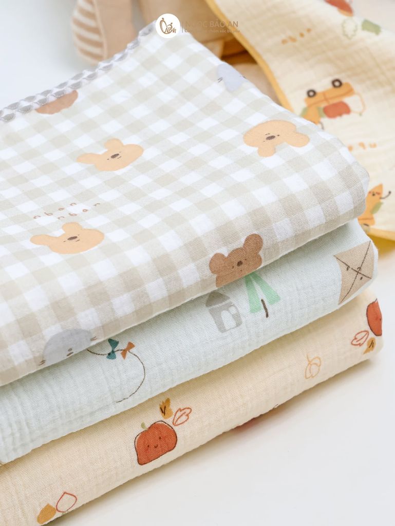 [M&B] Khăn tắm Muslin cao cấp 4 lớp 75x100cm