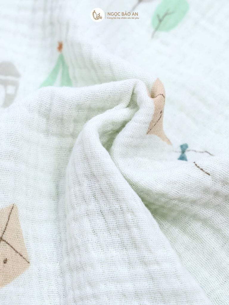 [M&B] Khăn tắm Muslin cao cấp 4 lớp 75x100cm