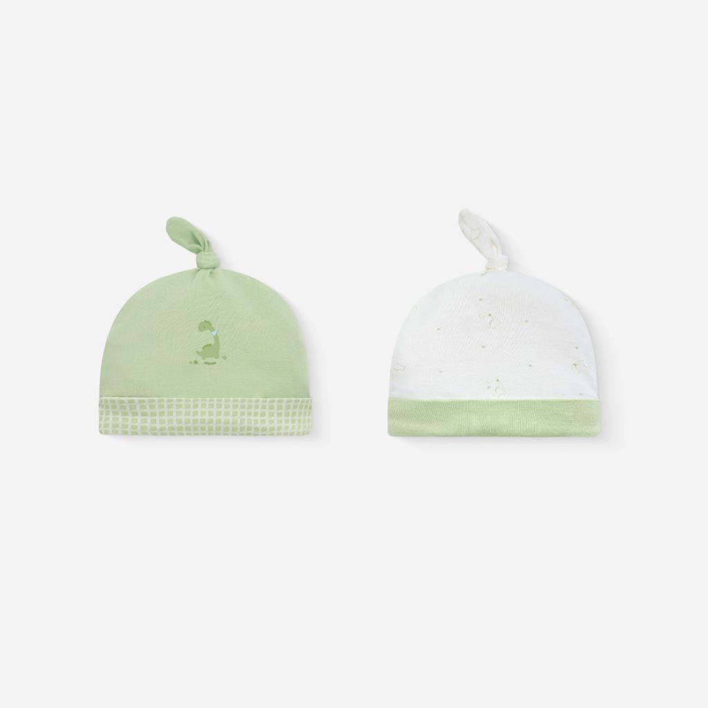 [M&B] Set 2 nón chóp sơ sinh dino (NB-3m) [CBSSVISCOSE]
