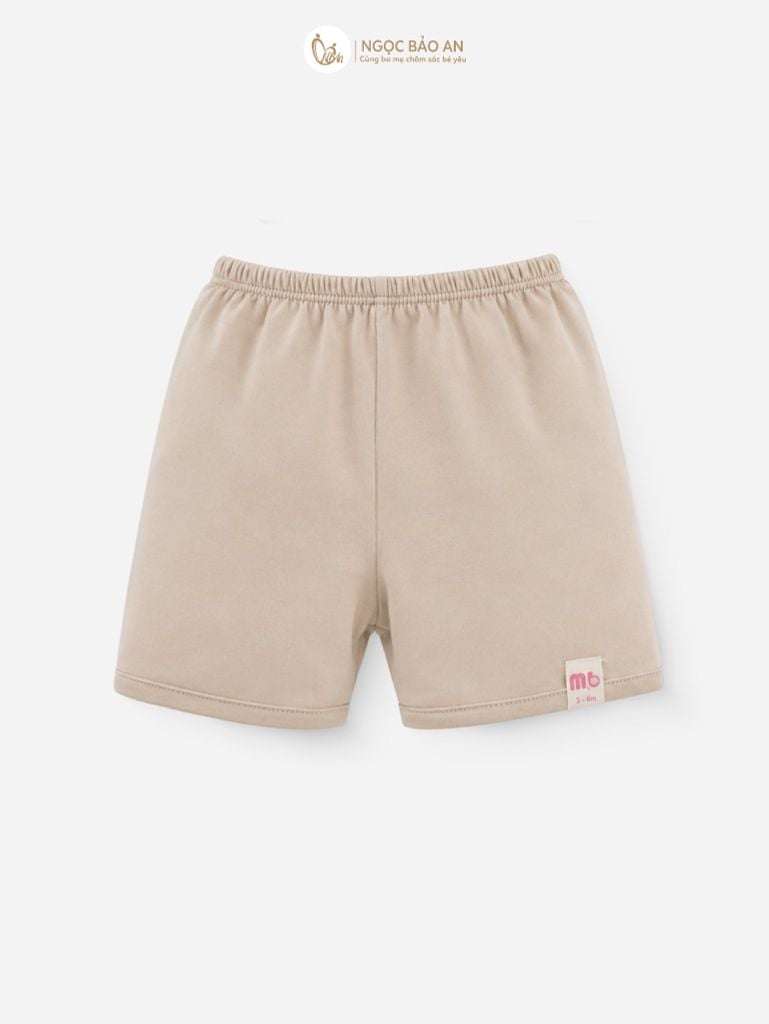 [M&B] Bộ ngắn cài bên cotton gấu nâu PM