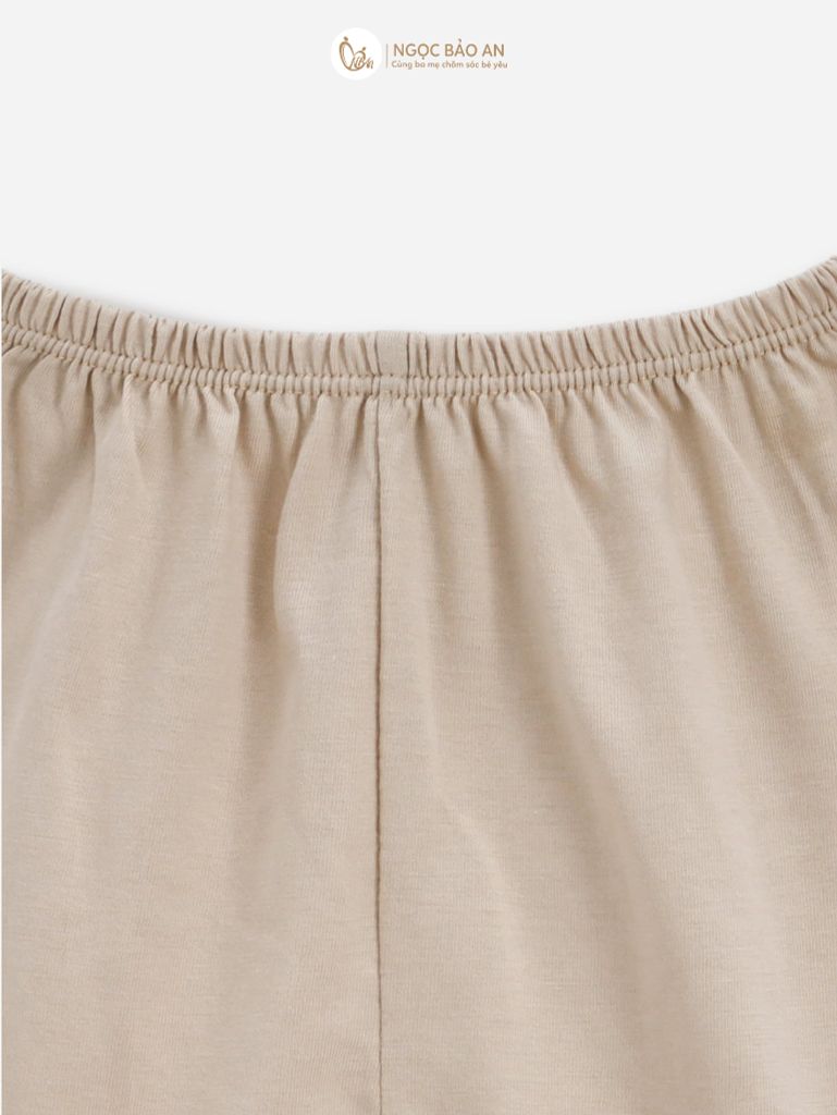 [M&B] Bộ ngắn cài bên cotton gấu nâu PM