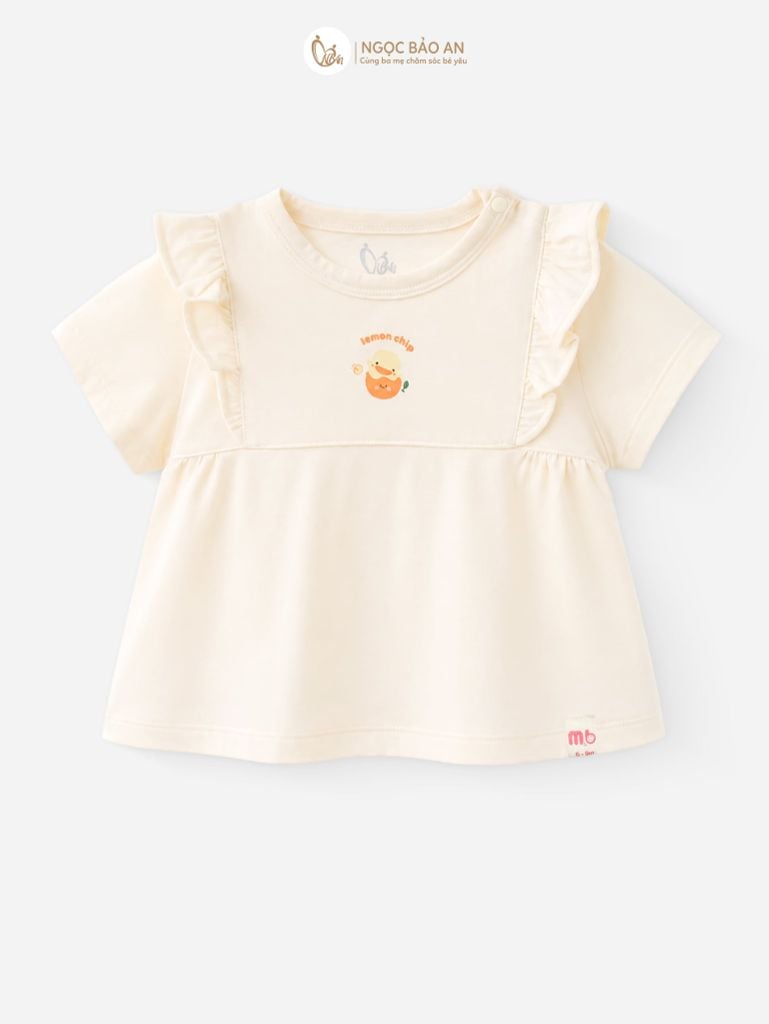 [M&B] BST GHS:Bộ lửng tay ngắn lemon chip