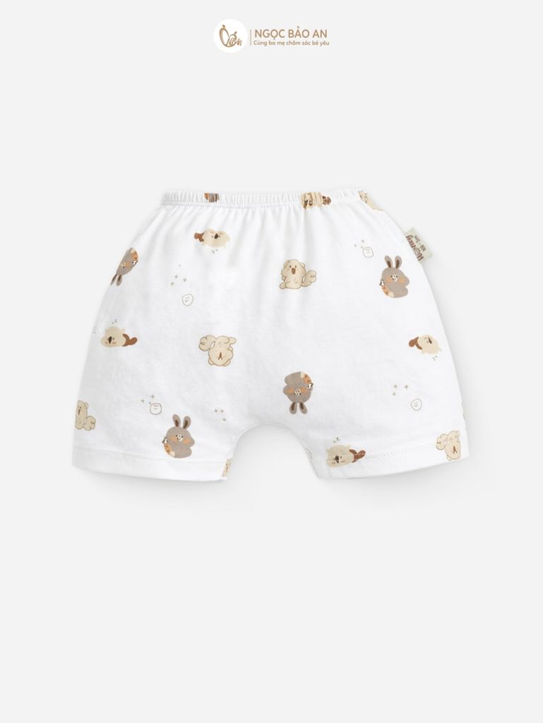 [HONEY] Set 5 quần cotton thoáng mát, mềm mịn cho bé