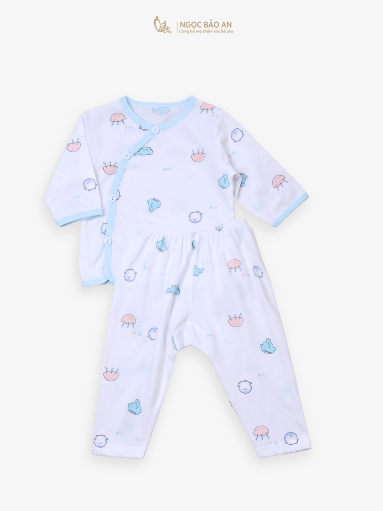 Áo lẻ cài bên Honey hoạ tiết đáng yêu